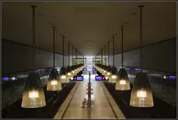 Hängelampen -     U-Bahnhof 