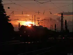 Ein Sonnenuntergang mal aus einen anderen Blickwinkel gesehen.