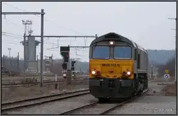 Montzen Gare in Belgien im April 2012.
