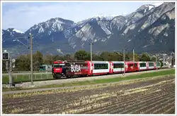 GlacierExpress 908 nach St.Moritz mit Ge 4/4 III 646 