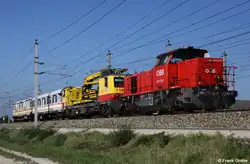 �BB 2070 035-7 vor �BB Hilfszug mit X 651 inkl.