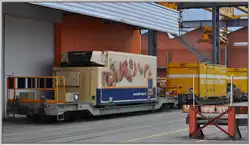 Sb-t 65657 mit ALDI Container in Landquart Ried.