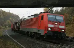 189 018-5 von Fulda komment am 14.1113 in G�tzenhof.