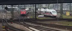 Doppelausfahrt - Am 06.12.2014 gab es diese Doppelausfahrt in Mannheim Hbf.