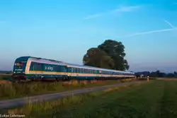 223 061 mit umgeleitetem Alx84107 bei Guttenthau, 03.08.15