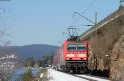 143 312-7 mit der RB 17269 (Freiburg(Brsg)Hbf-Seebrugg) bei Seebrugg 27.2.16