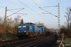 Kesselzug am frühen Morgen des 12.04.2016 in Plauen.