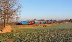 204 005 und 204 311 der Press mit DGS 95276 am 06.12.16 an der Schöpsdrehe bei Plauen/V.