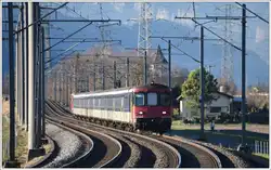 IC571 Ersatzzug mit Dispopendel bei Maienfeld.