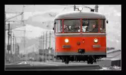 Der Ürdinger Schinenbus VT 10.01 (NBiK 5010 001) fährt als SR 14178 von Zeltweg nach Klagenfurt.