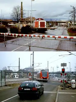 Im Bahnhof Wendlingen an der Bahnstrecke von Plochingen nach T�bingen zweigt seit dem 21.09.1864 die Nebenbahn nach Kirchheim/Teck, die am 01.10.1899 nach Oberlenningen verl�ngert wurde, ab.