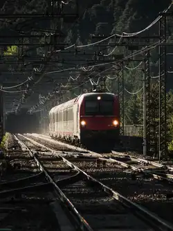FUC 190 301 erreicht am 23.05.2026 mit dem MI.CO.TRA auf der Fahrt nach Villach den Bahnhof Ugovizza-Valbruna.