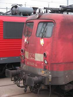 Verbeulte 140 640-4 in Gremberg