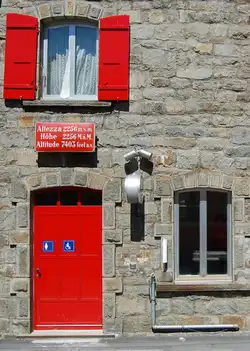 Stationsgeb�ude Ospizio Bernina 2256 Meter �ber dem Meer....