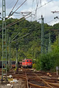 140 003-5 (ex E40 003) am 25.08.2012 in Betzdorf/Sieg, hier wird heute Lokpersonal geschult.