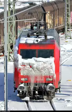 Eisig ist's in Halle (Saale)...