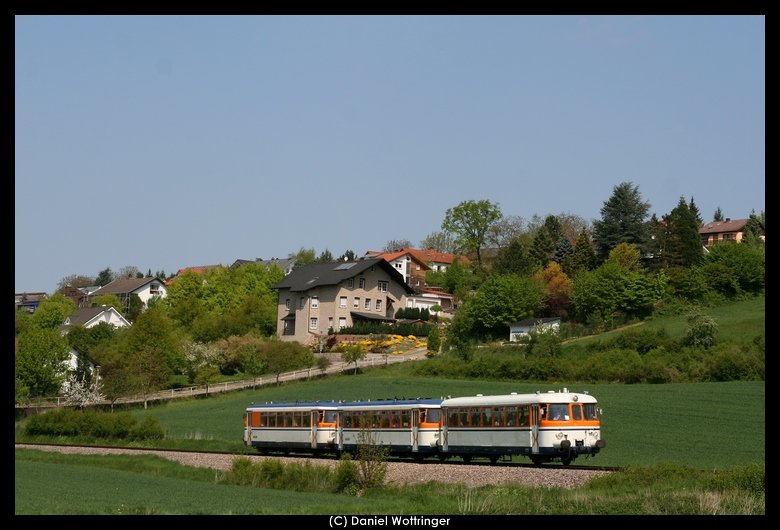 VS51 der SWEG in Neckarbischofsheim.