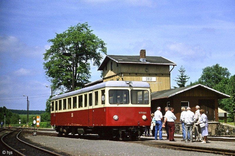VT 187 012 in Stiege (15. Juni 1996)