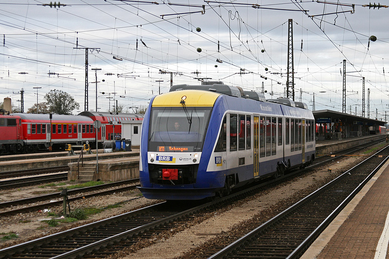 VT 220 als BRB 38745 am 25.10.2009 in Augsburg.