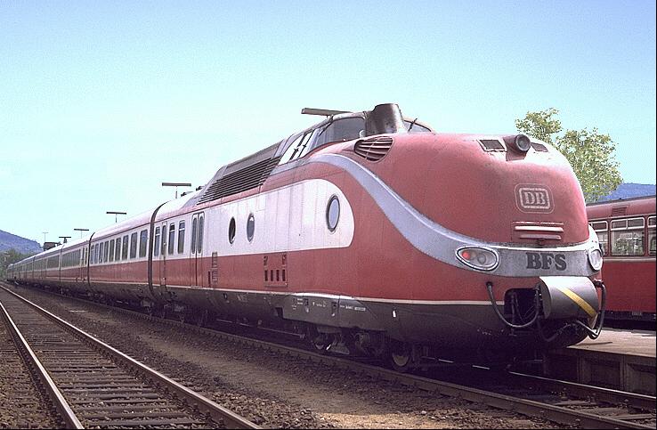VT 601 der BFS (aufgenommen im Bahnhof Miltenberg/Main) 