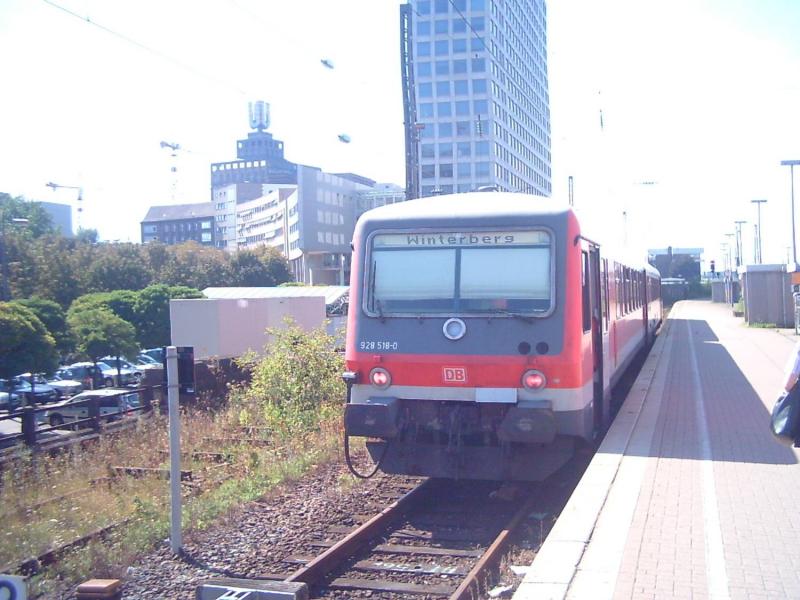 VT 628 nach Winterberg am 02.09.2004 in Dortmund Hbf