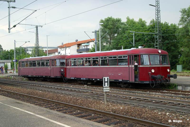VT 98 bei einer Sonderfahrt zu den Märklin Tagen in Göppingen 2005