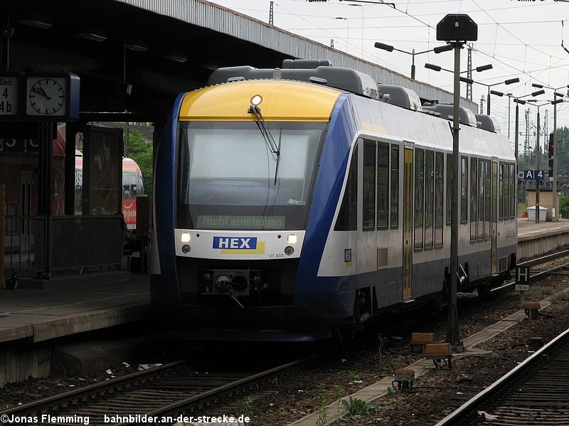 VT800 HEX steht am 02.06.07 in Magdeburg. 