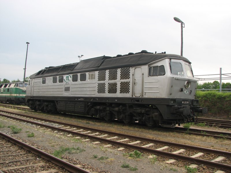 W 232.04 der ITL in der Abstellanlage des Dresdner Alberthafen.6.05.07