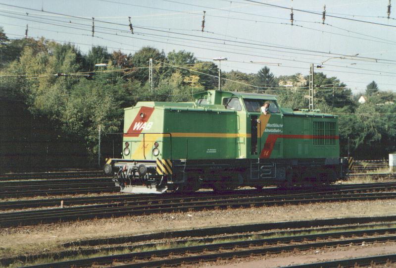WAB 14 in Aachen-west am 10-9-2000
