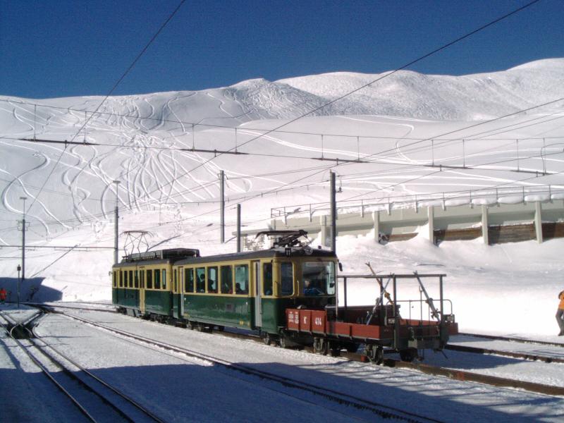 WAB auf der kleinen Scheidegg im Februar 2005