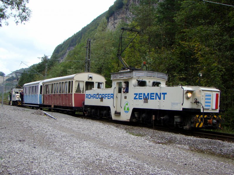 Wachtl-express bei Lok wechsel.30.08.2009