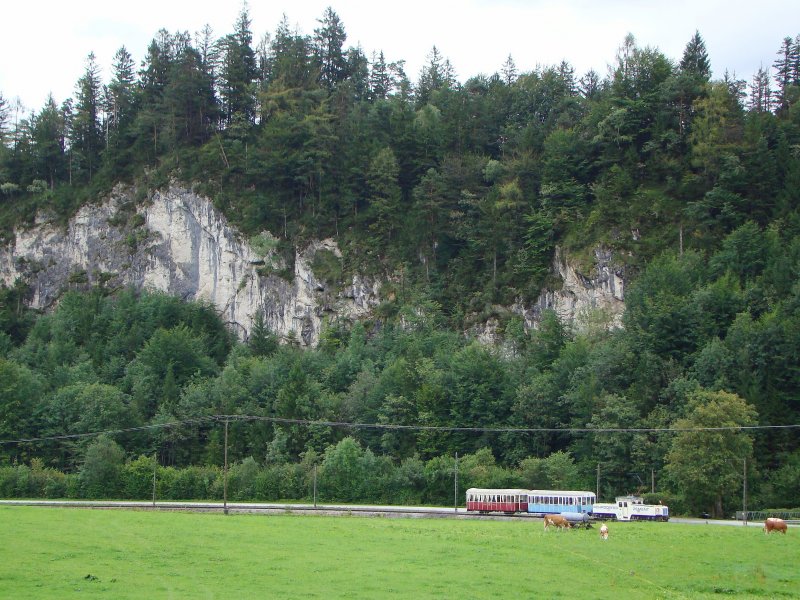 Wachtl-express in Internationale Einsatz zwischen Kiefersfelden und Wachtl in Tirol.30.08.2009