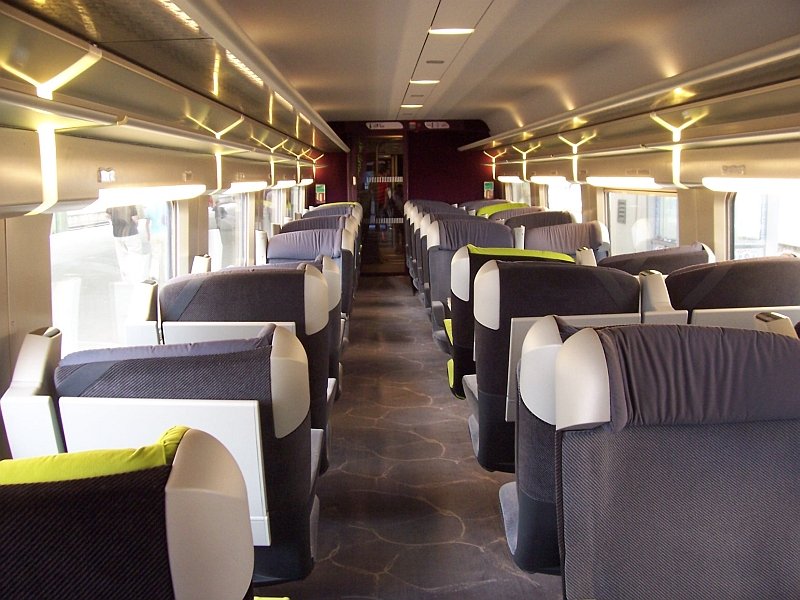 Wagen 1.Klasse des TGV POS 4406, aufgenommen am 27.05.2007
