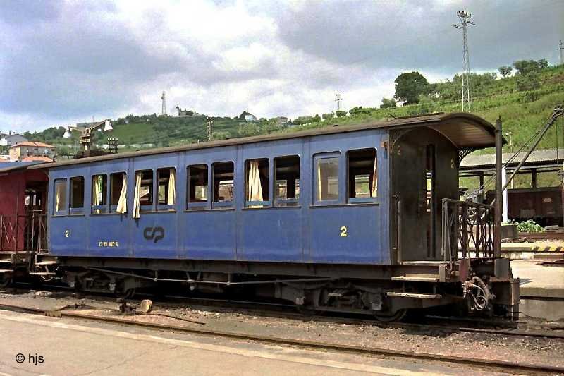 Wagen 27-29 027-6 in Rgua (10. Mai 1988).