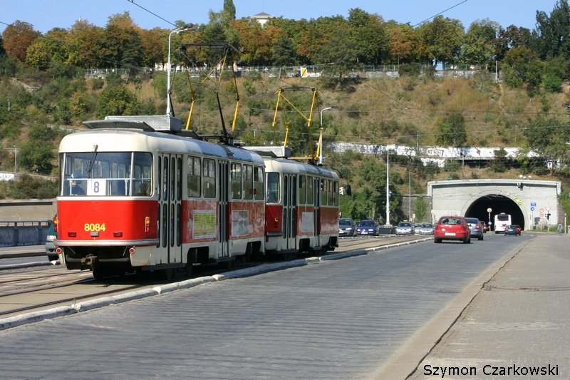 Wagen 8084, Linie 8. Praha, Svermuv Brcke, am 23.09.2006