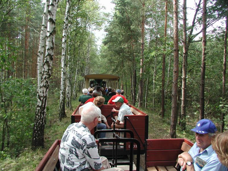 Waldeisenbahn Muskau, Der Extrazug von Weisswasser in Richtung Kromlau am 11.08.04