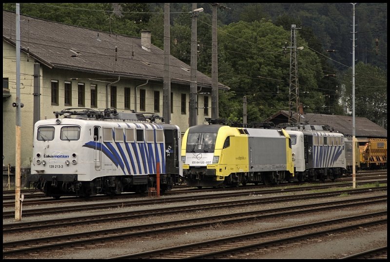 Weitere Lomo Loks warten ebenfalls auf die n�chsten Aufgaben. (Kufstein den 30.07.2009)
