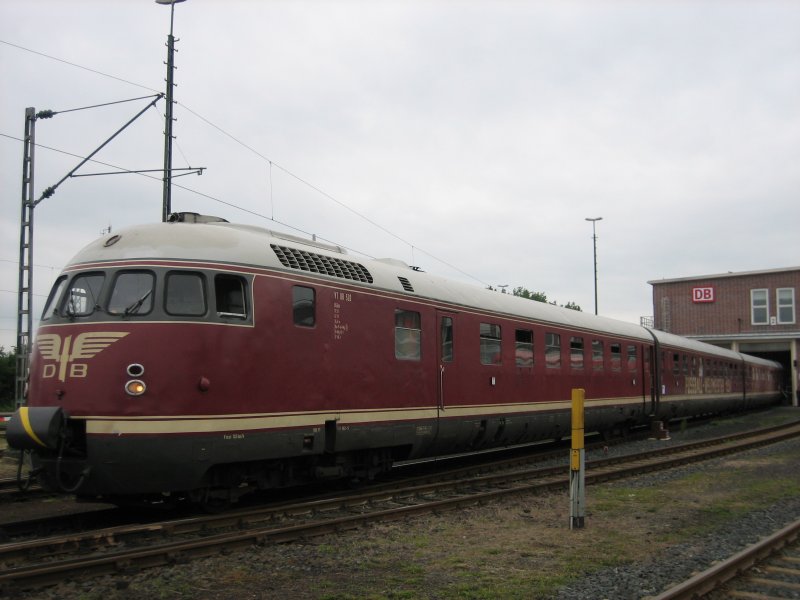 Weltmeisterzug steht in Braunschweig (Tag der Schiene)