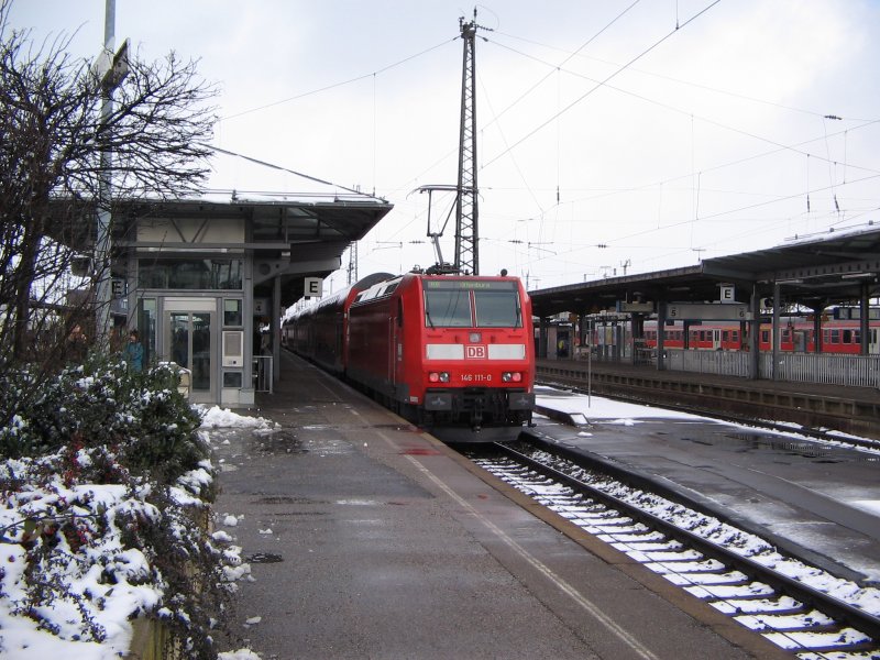 Wendezugeinheit im Bahnhof Offenburg