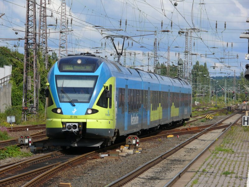 Westfalenbahn in Osnabrck am 14.9.2008 