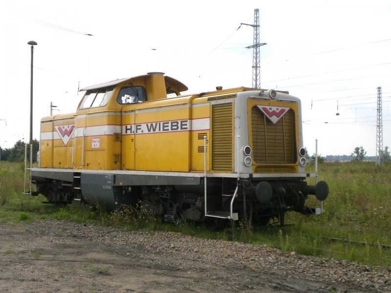 Wiebe Lok Nr.9 (ex. DB 211 045) am 24.08.2007 in Lwenberg.