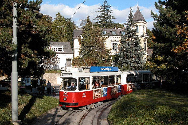 Wien E2 4043 + c5 1443 (Linie 41), Ptzleinsdorf, 16.10.2005