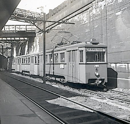 Wien - Stadtbahn in Januar 1970 - Wo genau weiss ich nicht mehr, kann jemand helfen ?  Foto : J.J. Barbieux