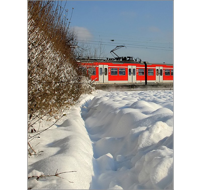 Winterimpression an der S2 nach Schorndorf. 

25.1.2007 (M)