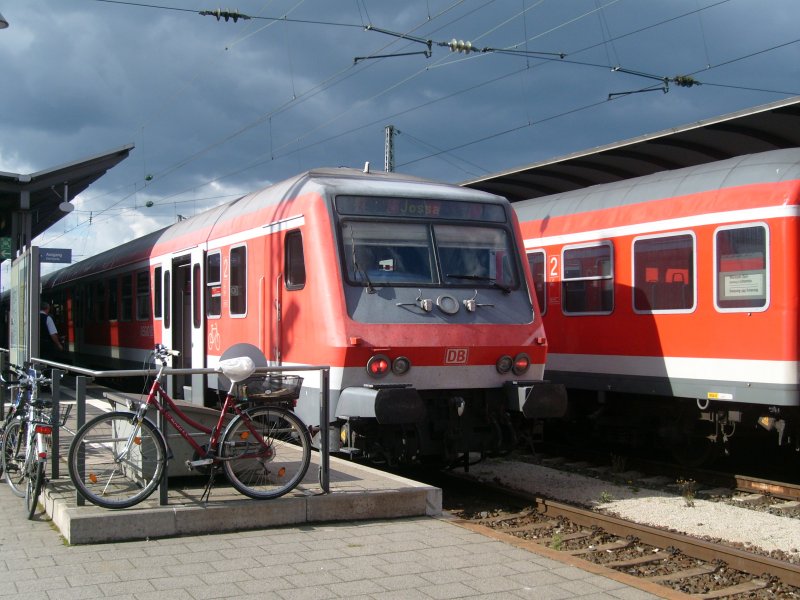 Wittenberger Kopf der RB nach Jossa ber Schweinfurt - Gemnden am 5.9.2007 in Bamberg