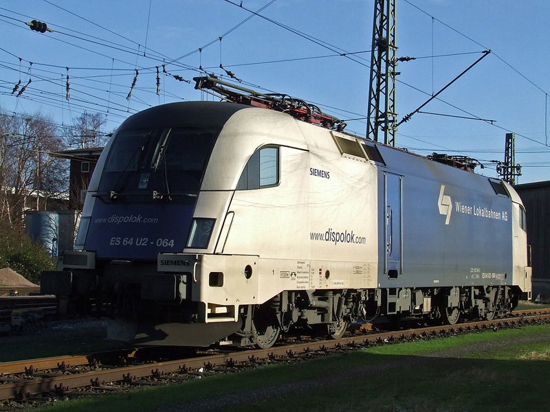 WLB ES 64 U2-064 am 27.01.07 in Hamburg Waltershof.
