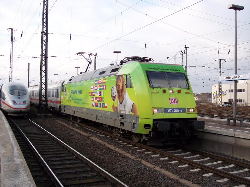 Wm lok in Dortmund  am 4.1.2005