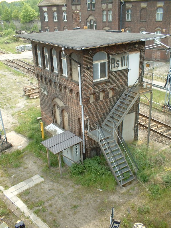 Wustermark Rangierbahnhof 21.05.2005 Stellwerk Rs VII