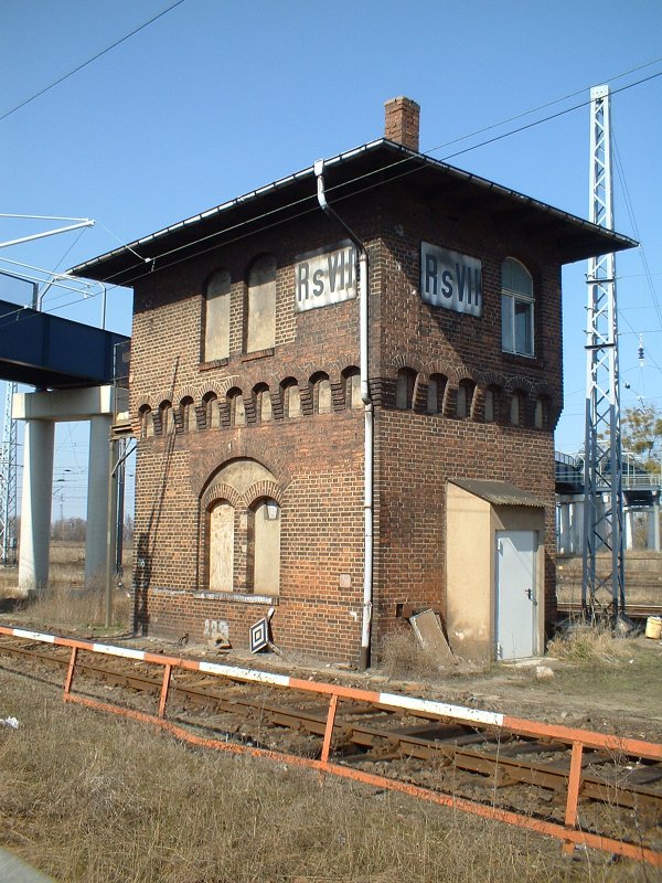 Wustermark Rangierbahnhof 28.03.2005 Stellwerk Rs VII