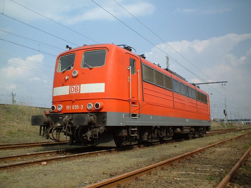 Wustermark Rbf 18.04.2004 (151 035-3)